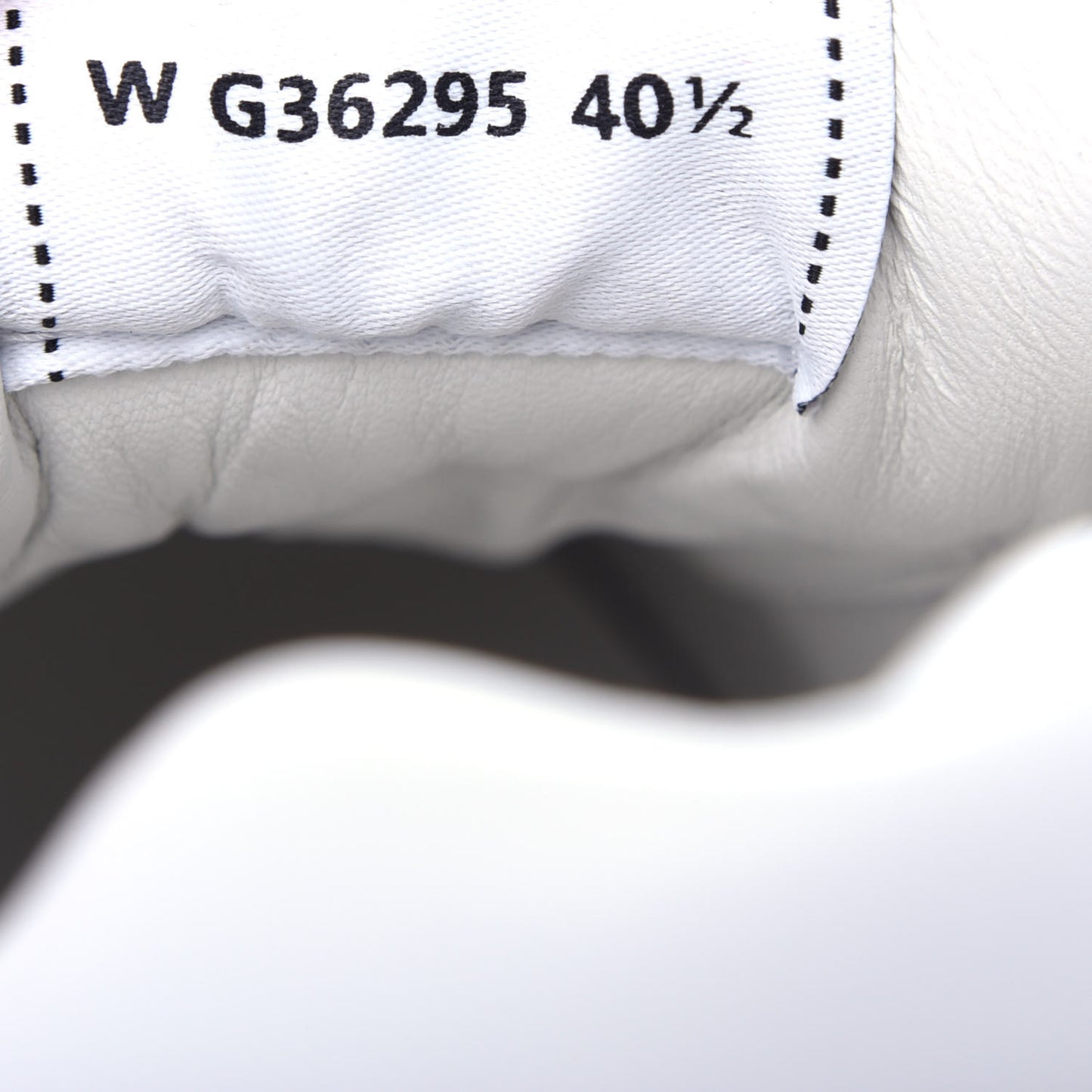 Calfskin Womens Logo Sneakers 40.5 White