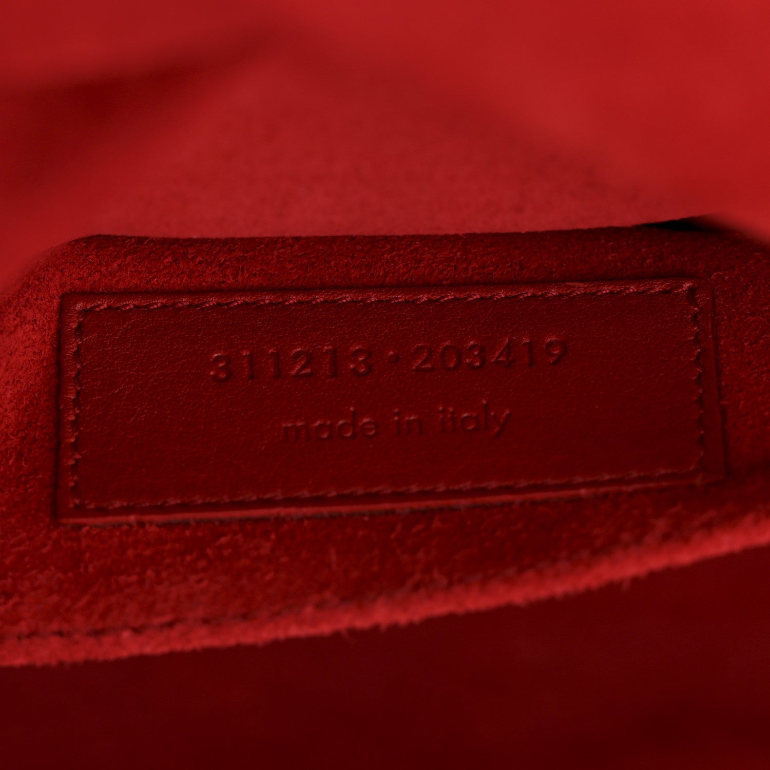 Saint Laurent Calfskin Classic Y Ligne Clutch Red 7 of 12