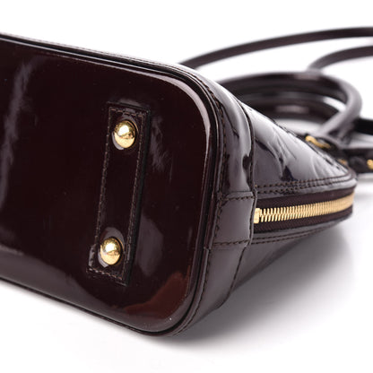 Louis Vuitton Vernis Alma BB Amarante 8 of 9