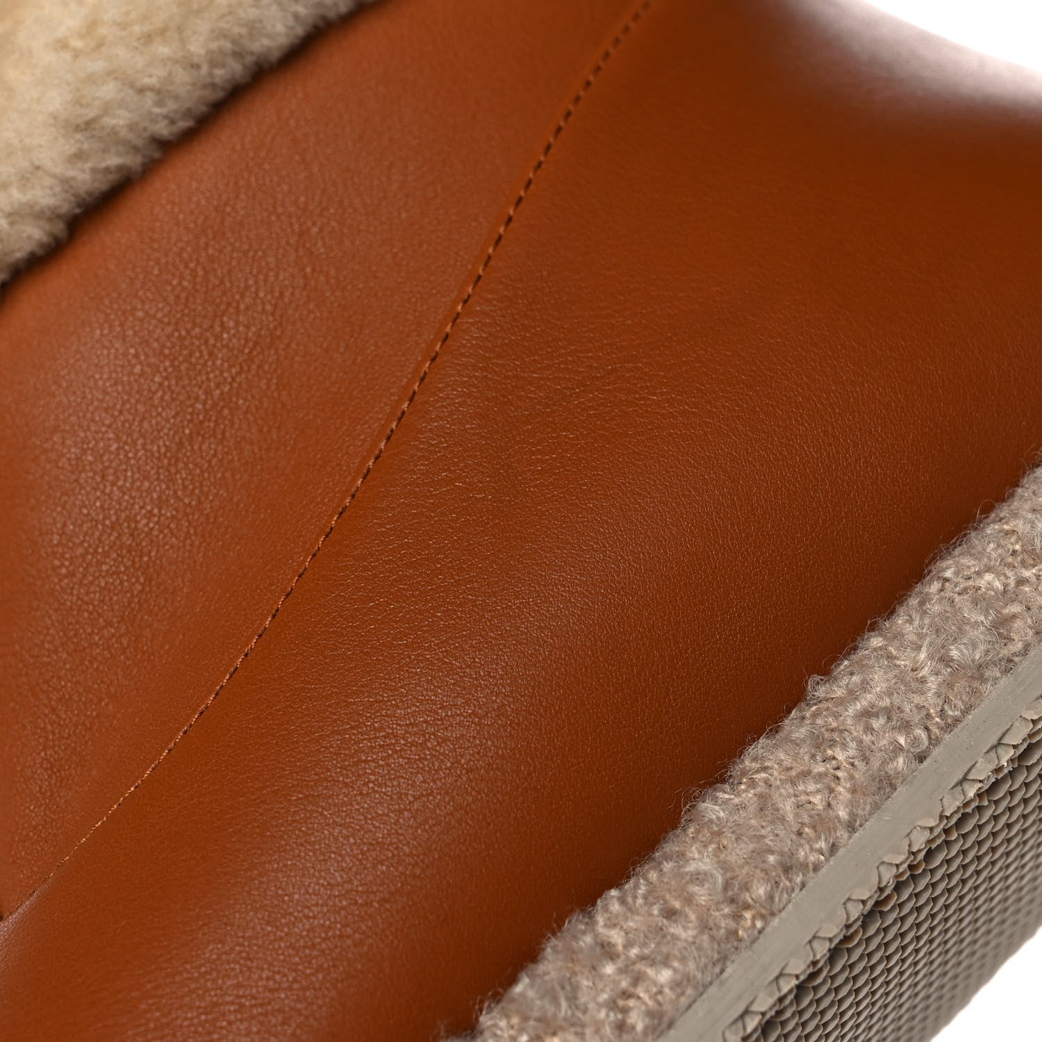 Gucci Calfskin Wool Womens Fria Horsebit Ankle Boots 38 New Caramel Butterscotch 9 of 10