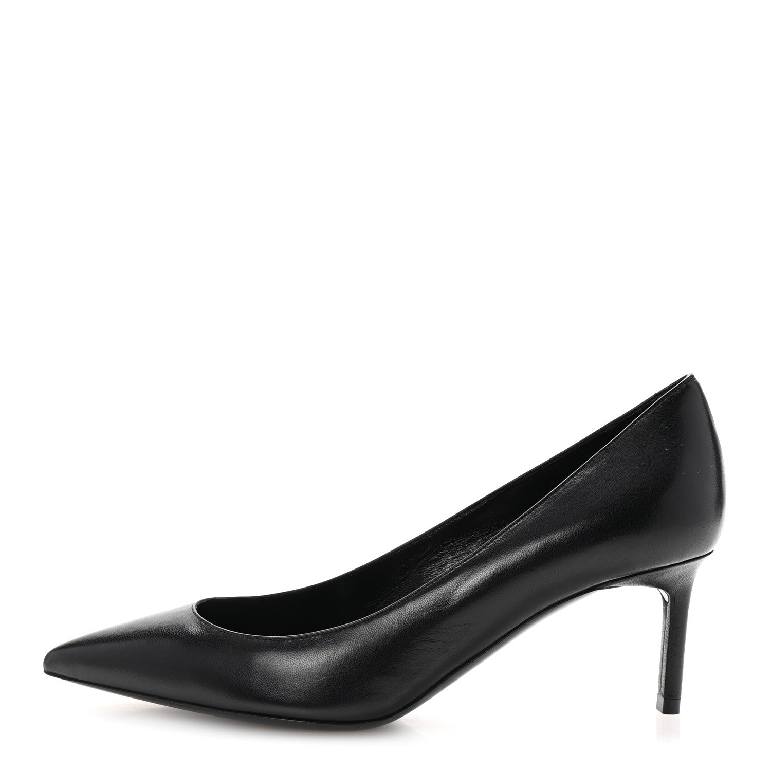 Saint Laurent Calfskin Anja 65 Pumps 35 Black 1 of 10