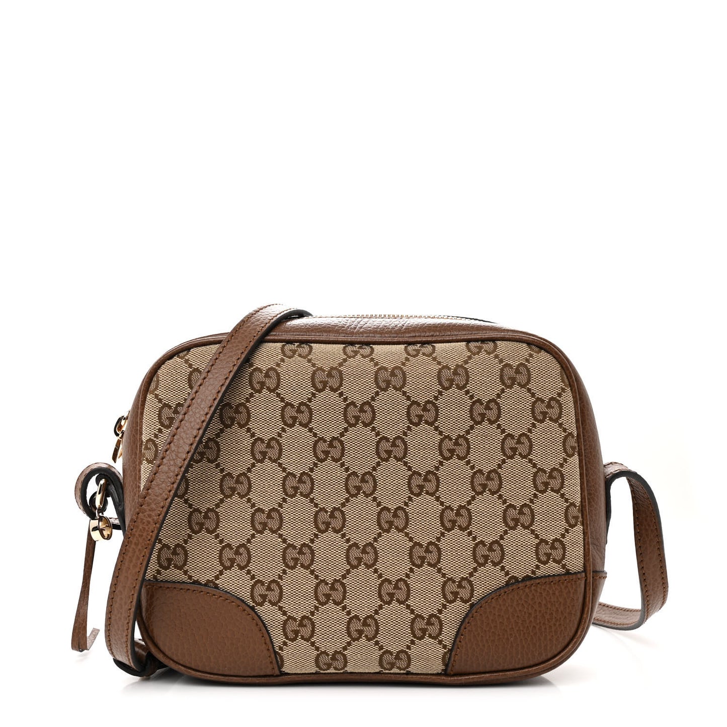 Monogram Mini Bree Messenger Bag Beige Tabacco