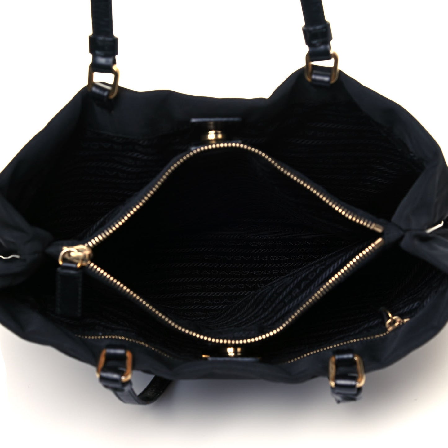 Nylon Tessuto Tote Black