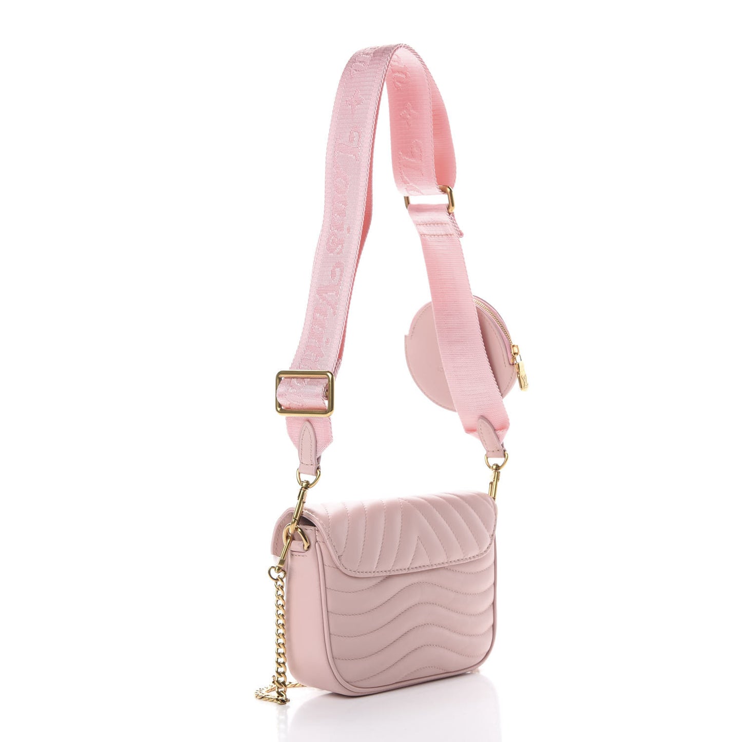 Calfskin New Wave Multi Pochette Rose Ballerine