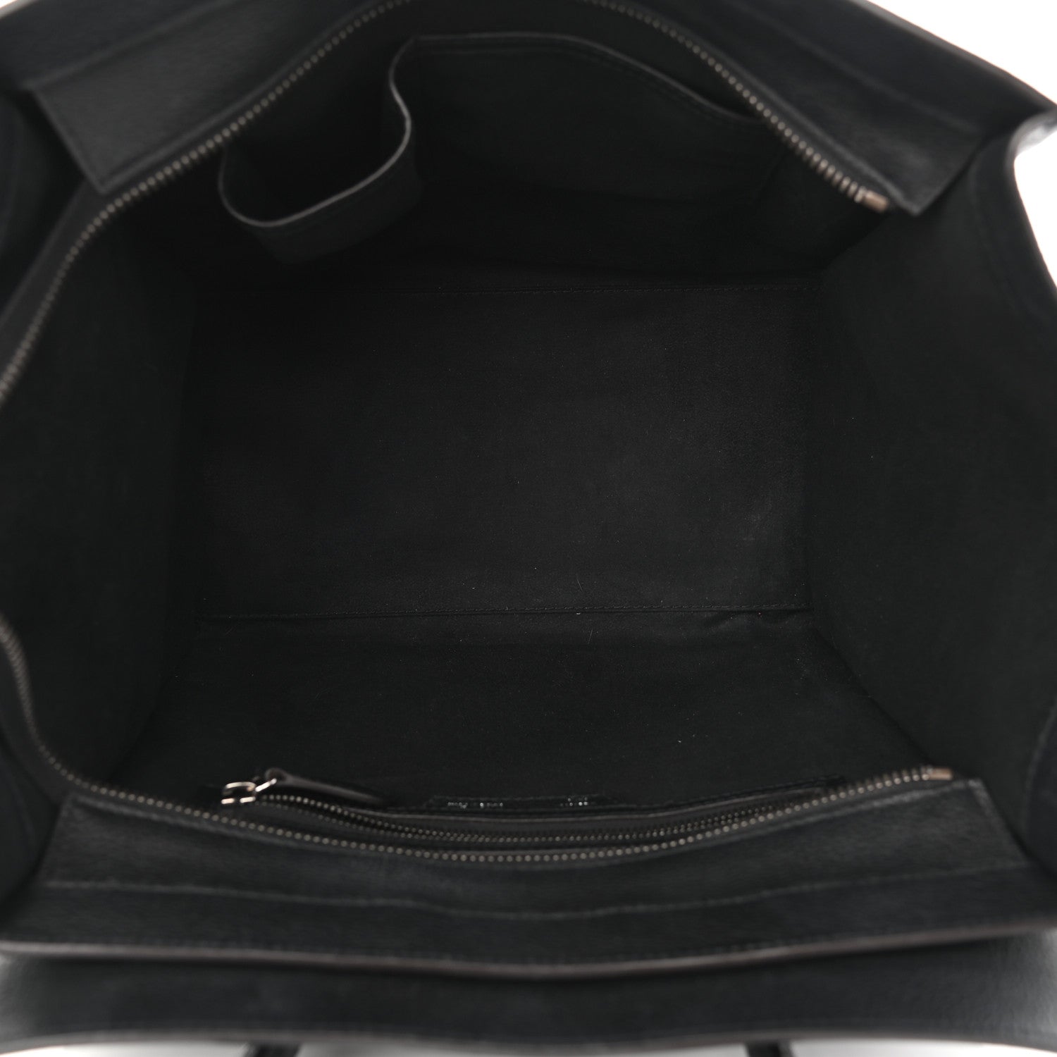 Celine Drummed Calfskin Mini Luggage Black 5 of 15
