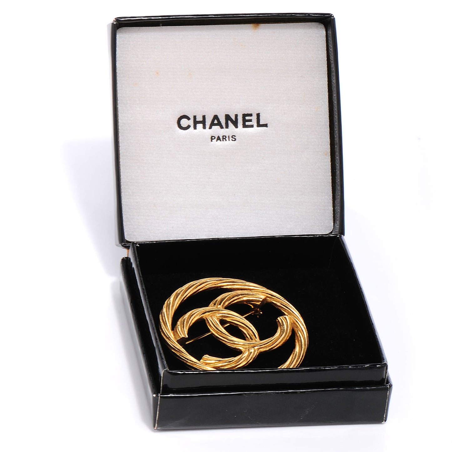 CC Rope Brooch Gold