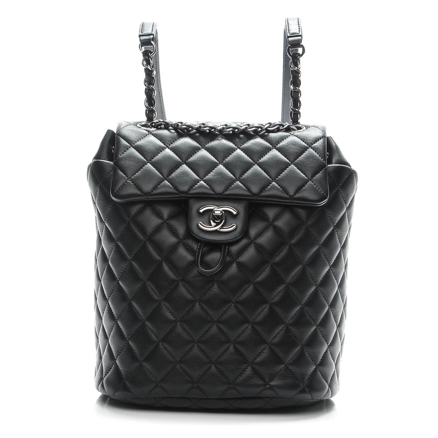 Chanel Lambskin Quilted Small Urban Spirit Backpack Black 1 of 8