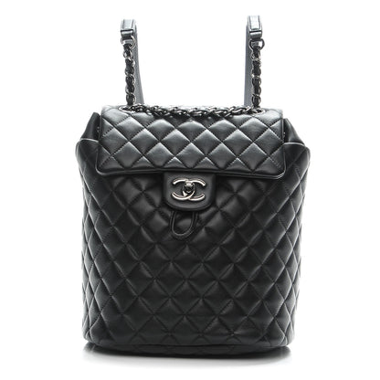 Chanel Lambskin Quilted Small Urban Spirit Backpack Black 1 of 8