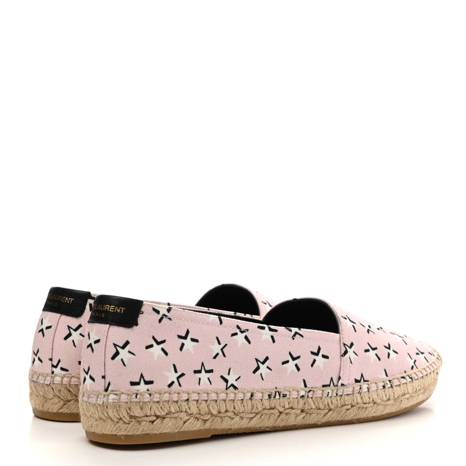 Saint Laurent Canvas Star Fun Espadrilles 37 Pink 4 of 9