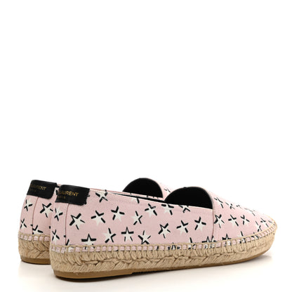 Saint Laurent Canvas Star Fun Espadrilles 37 Pink 4 of 9