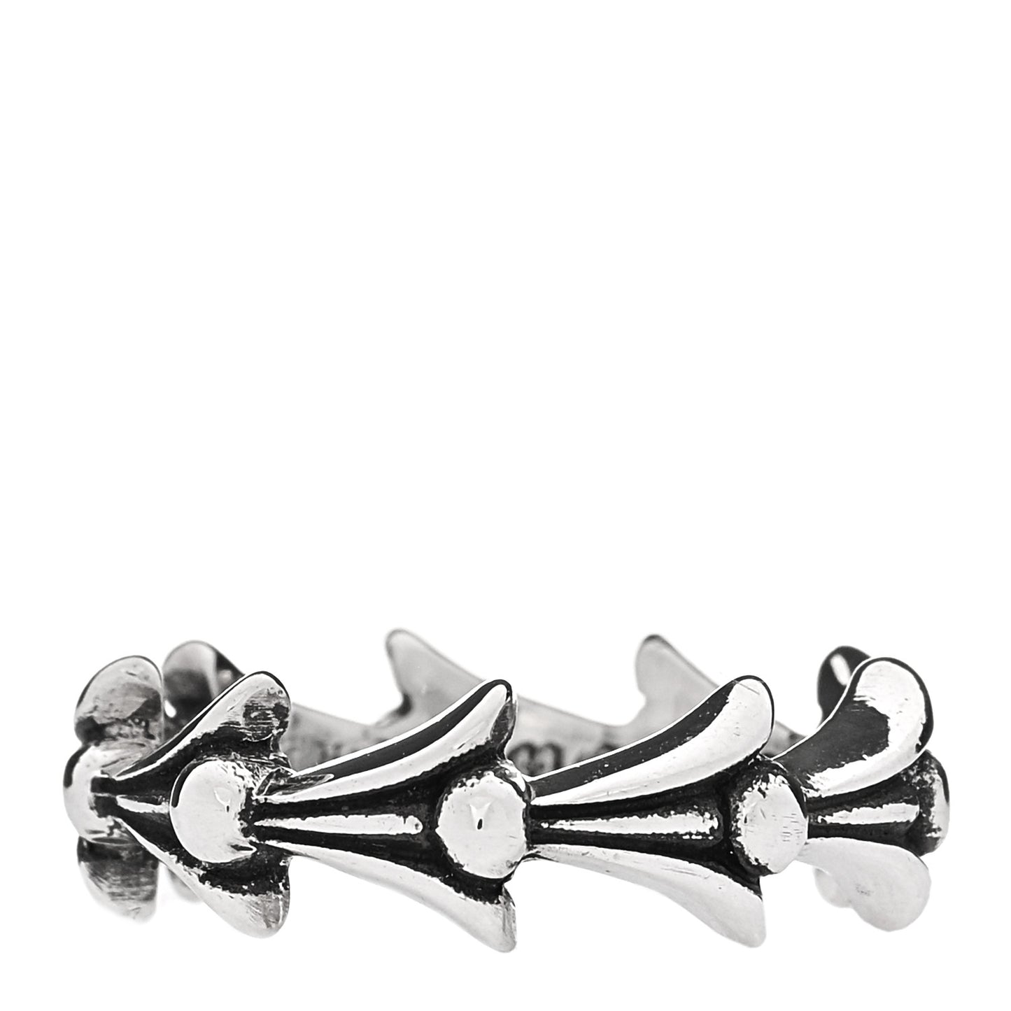 Sterling Silver Crosstail Ring 50 5.5