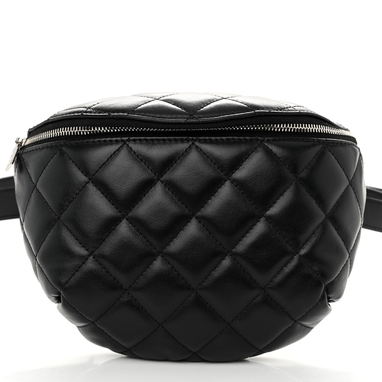 Chanel Lambskin Quilted Waist Belt Bag Black 8 of 11