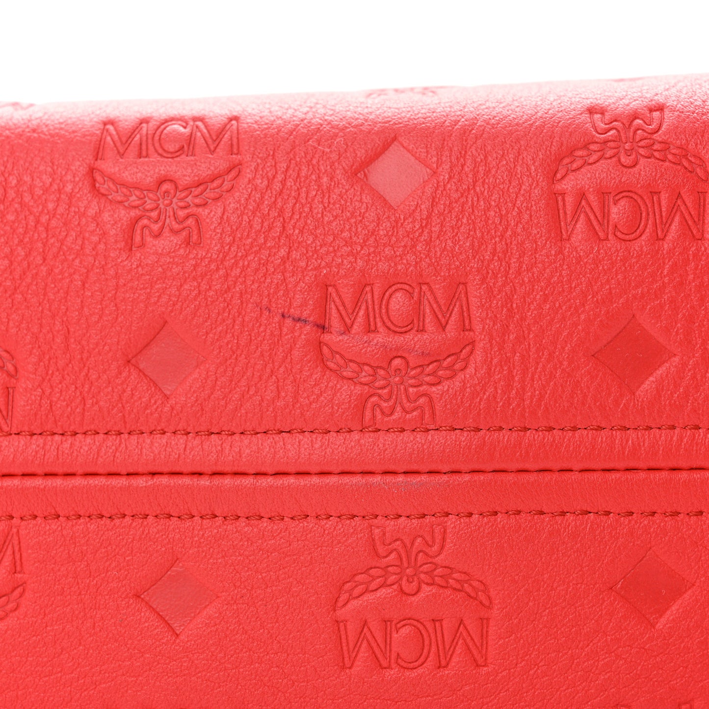 Calfskin Ottomar Monogram Medium Klara Hobo Red