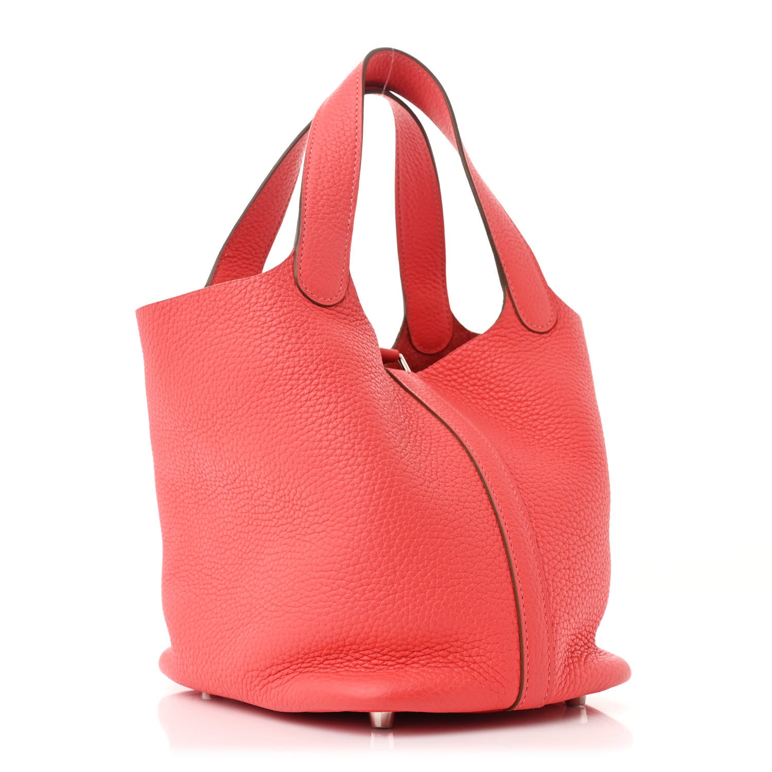 Hermes Taurillon Clemence Picotin Lock 18 PM Bougainvillea 3 of 10