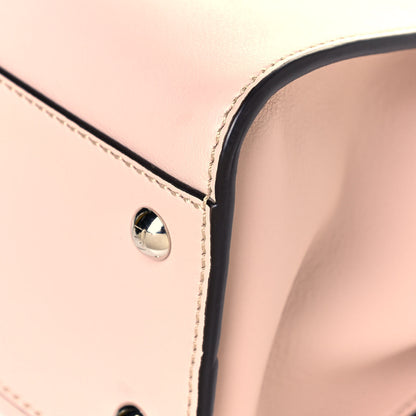 Fendi Vitello Seta Shiny Nappa Medium Peekaboo Iconic Satchel Soap Opale 10 of 13