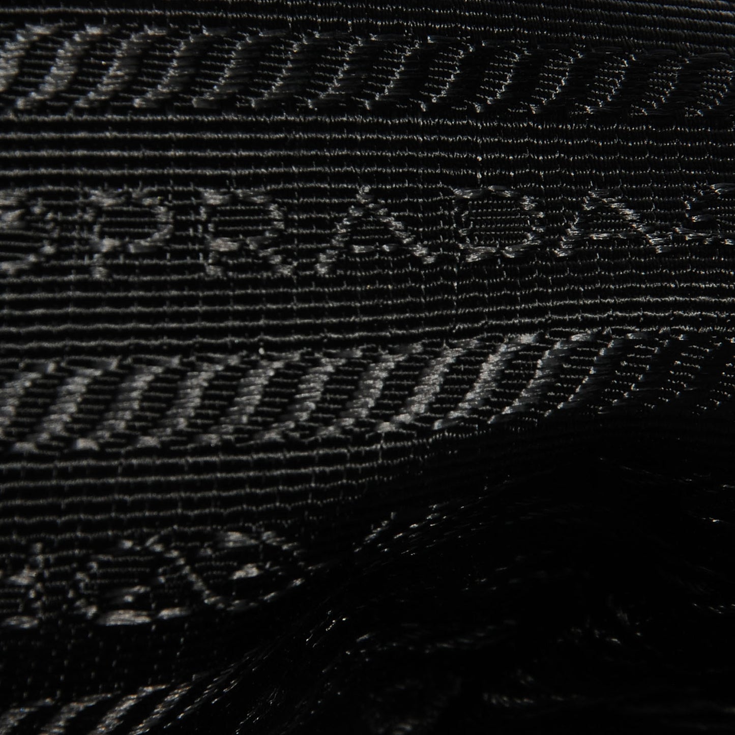 Tessuto Nylon Origami Pleated Handbag Nero Black