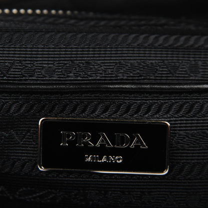 Prada Tessuto Nylon Print Small Tote Backpack Grigio 5 of 8