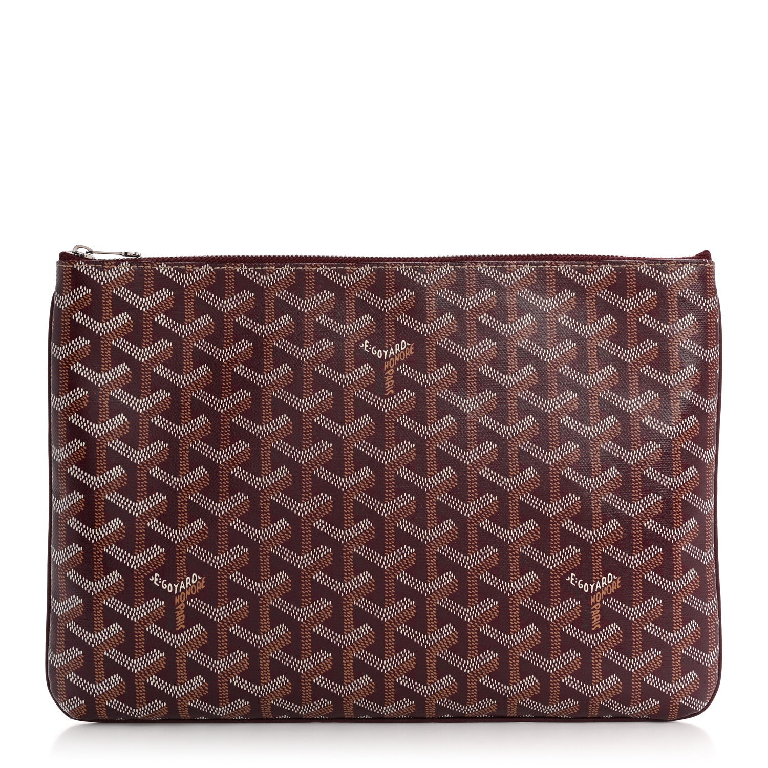 Goyard Goyardine Senat Pochette Burgundy 1 of 9