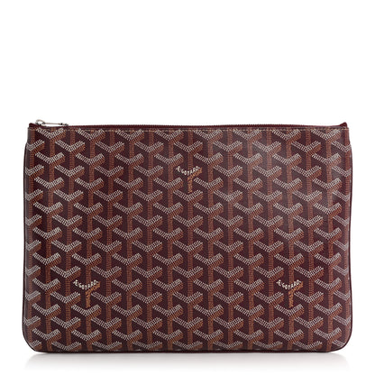 Goyard Goyardine Senat Pochette Burgundy 1 of 9