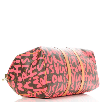 Louis Vuitton Graffiti Keepall 45 Fuchsia 4 of 16