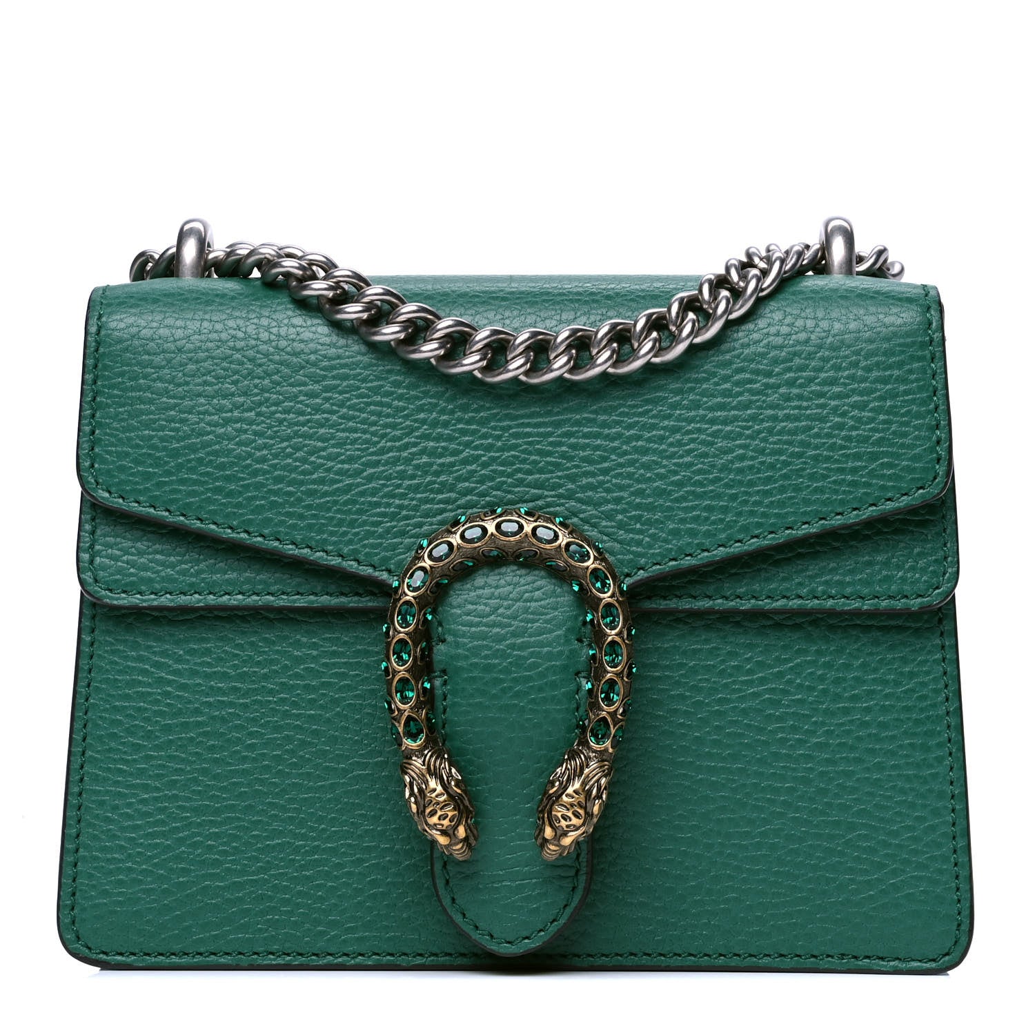 Gucci Calfskin Mini Dionysus Shoulder Bag Emerald 1 of 4