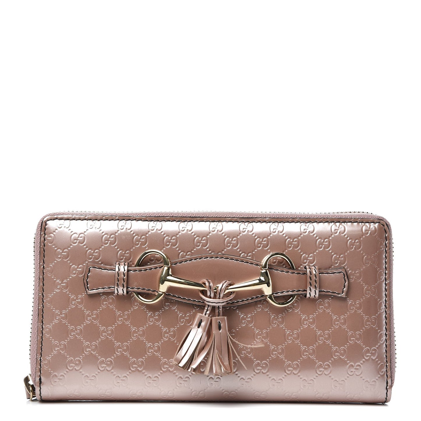 Shine Microguccissima Emily Zip Around Wallet Dark Cipria