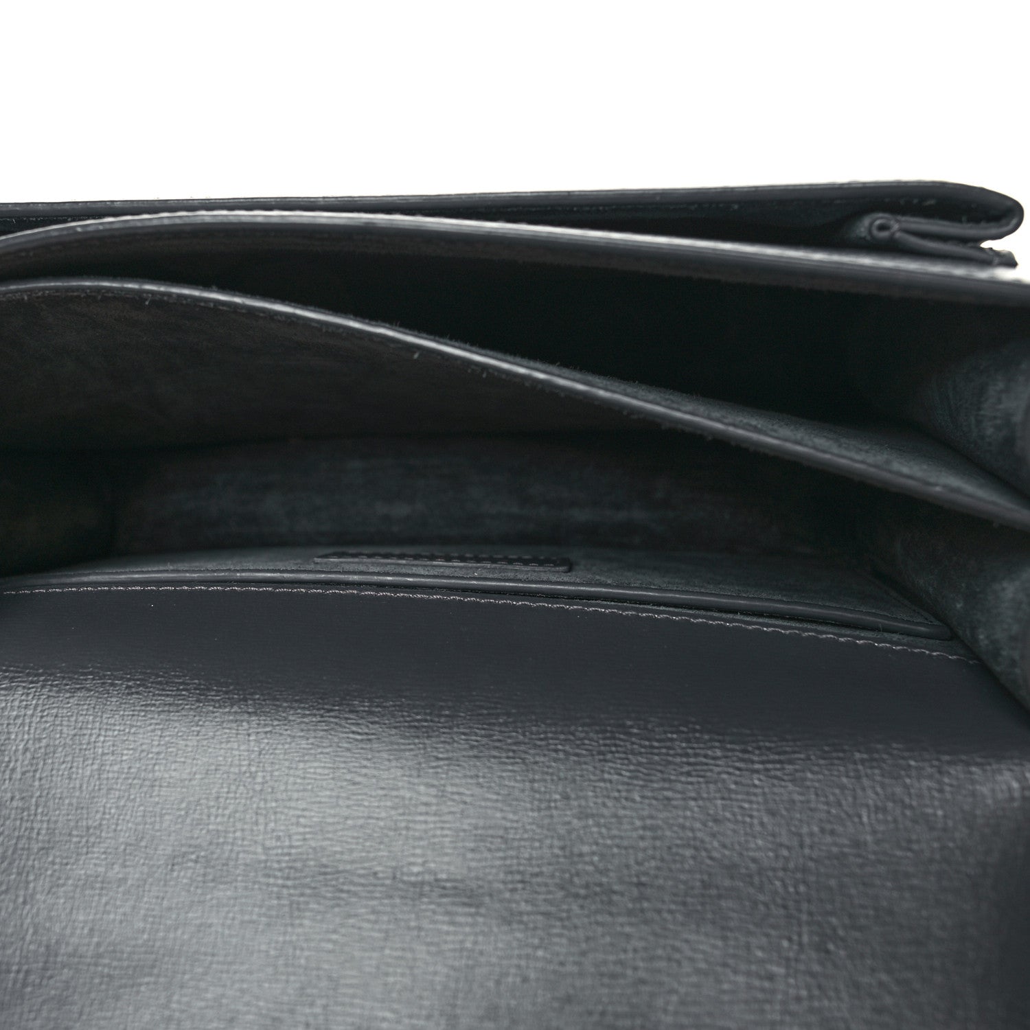 Saint Laurent Calfskin Medium Monogram Sunset Gray 6 of 11