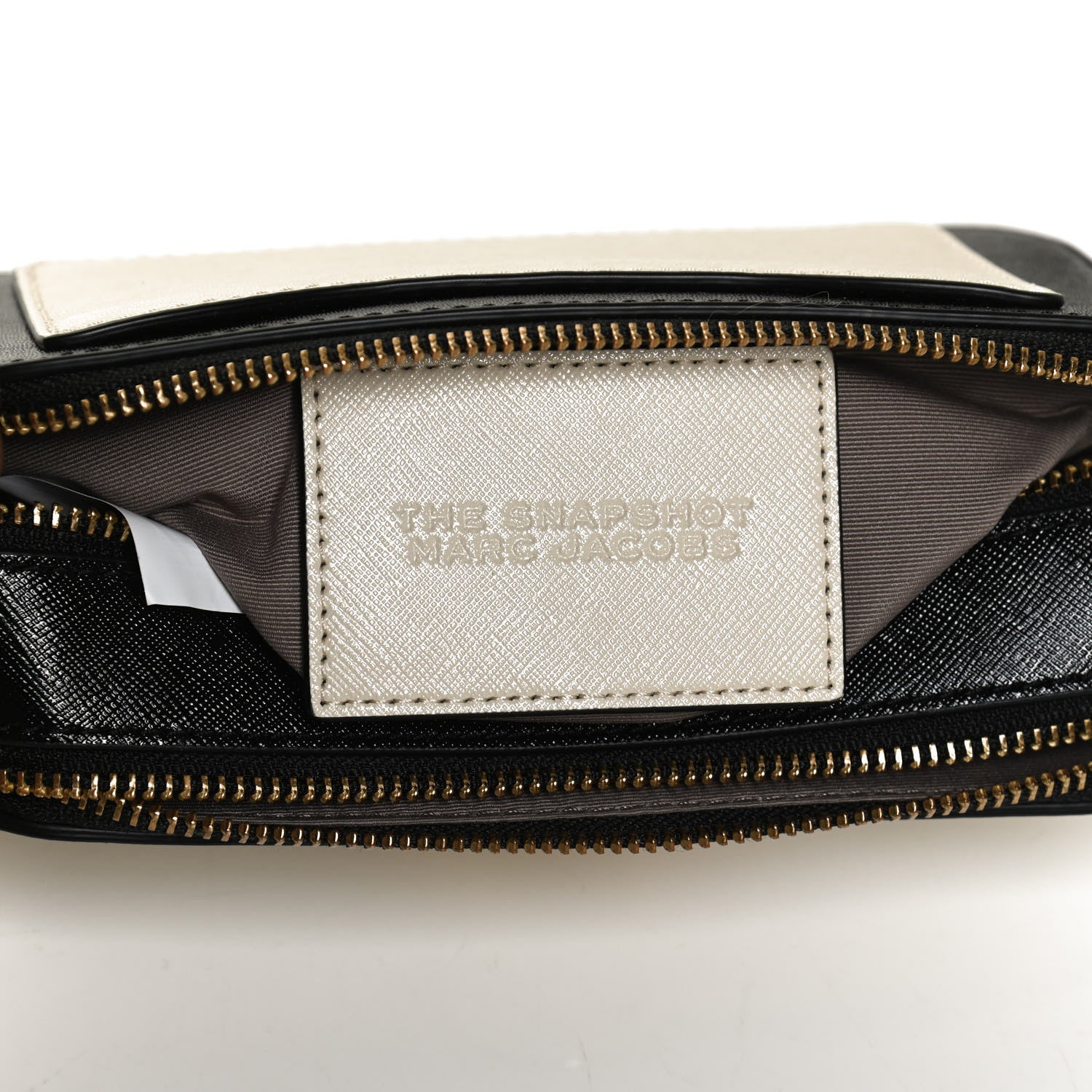 Marc Jacobs Saffiano Small Snapshot Camera Bag Cloud White Multicolor 6 of 10