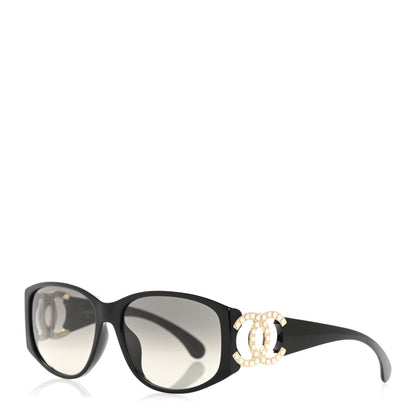 Chanel Pearl CC Sunglasses 71498 Black 1 of 8