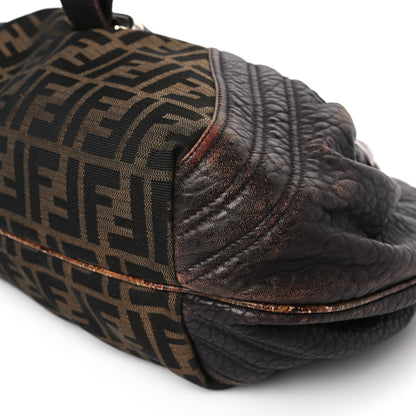 Fendi Zucca Nappa Nuvolata Vitello Tortuga Spy Tobacco Moro 8 of 9