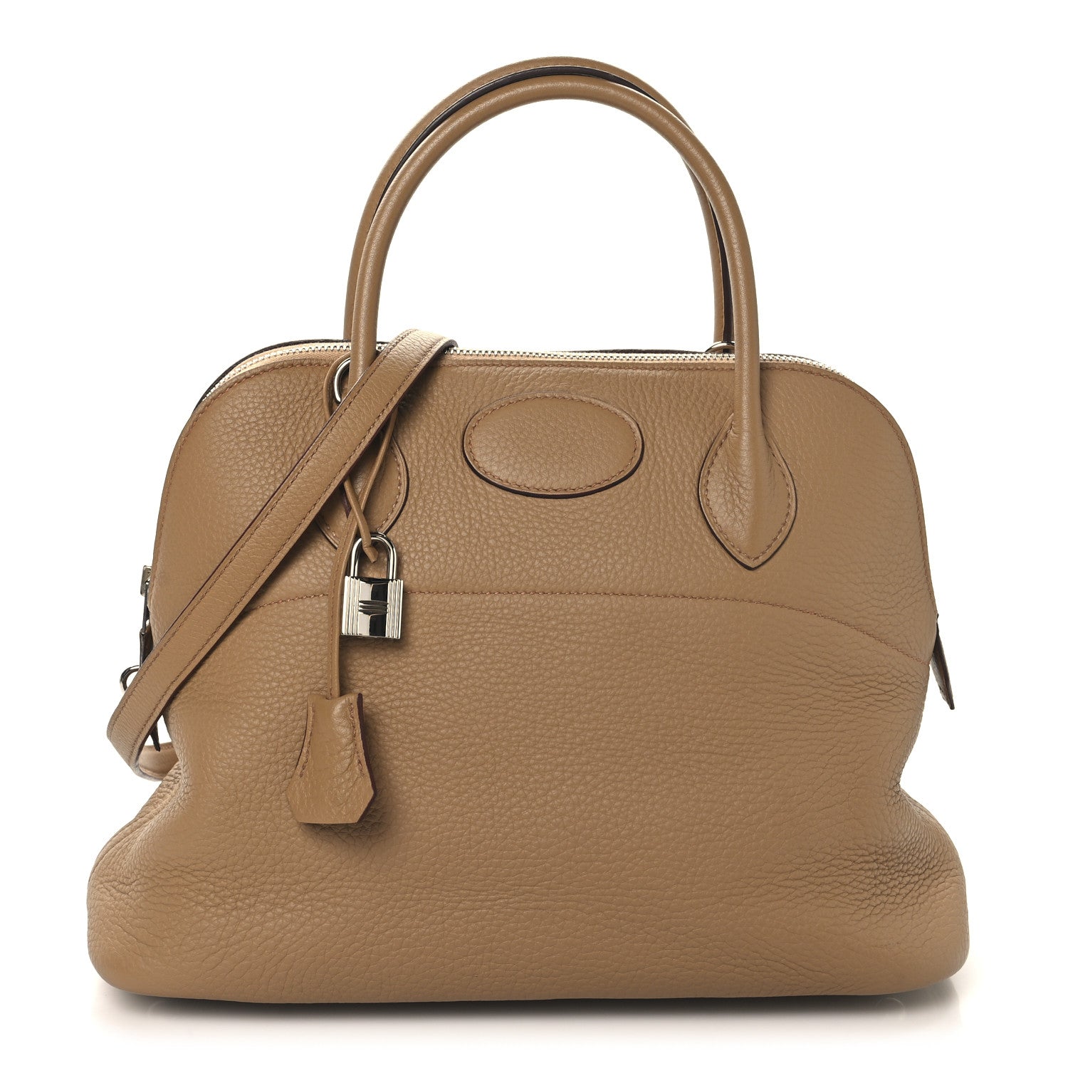 Hermes Taurillon Clemence Bolide 31 Tabac Camel 1 of 10