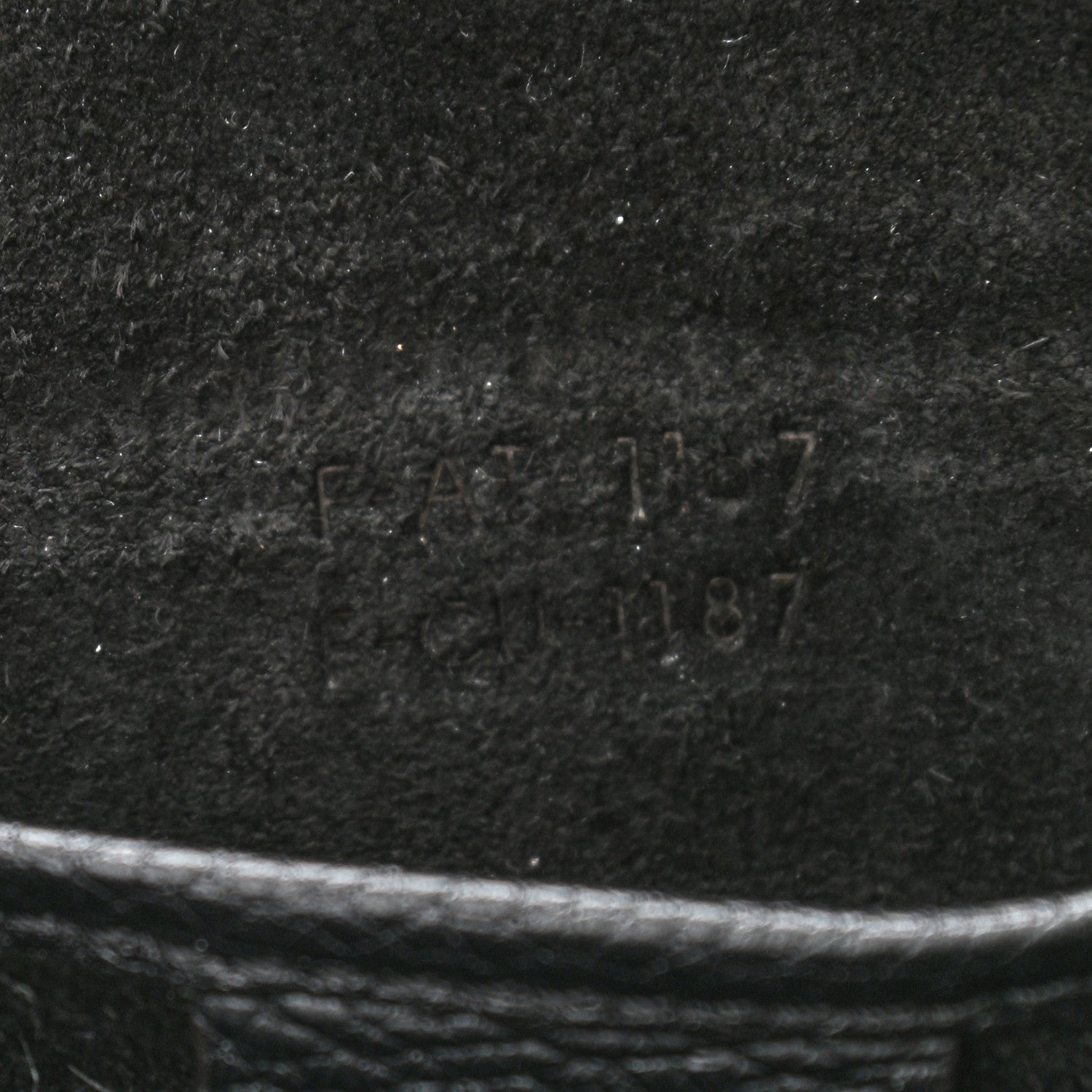 Celine Drummed Calfskin Nano Luggage Black 7 of 10