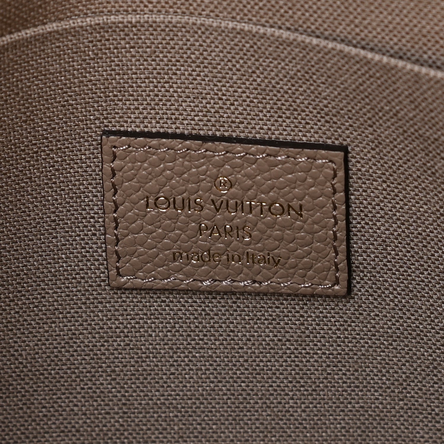 Louis Vuitton Empreinte Monogram Giant Felicie Pochette Tourterelle Creme 6 of 9