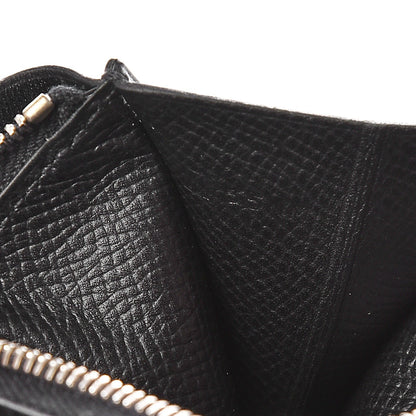Hermes Epsom Constance Short Wallet Black 7 of 10