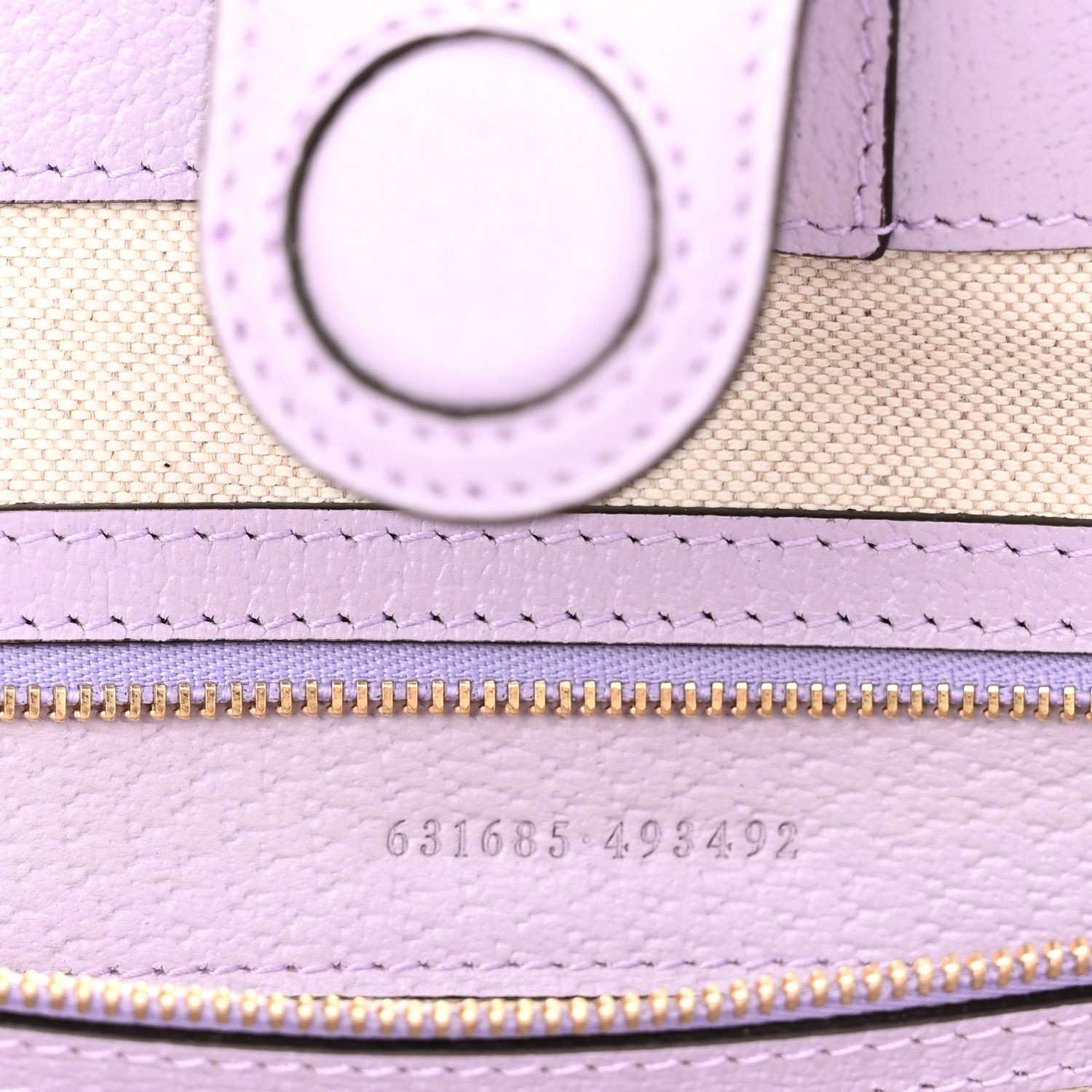 Gucci Monogram Jumbo GG Textured Dollar Calfskin Medium Ophidia Shopping Tote Beige Lapis 7 of 11
