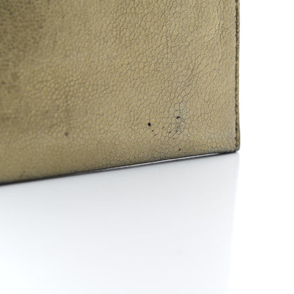Saint Laurent Metallic Grain De Poudre Monogram Bill Pouch Gold 8 of 8