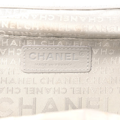 Chanel Lambskin Chain Fringe Handbag White 5 of 14