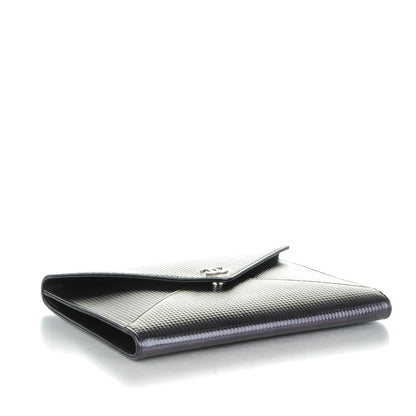 Chanel Metallic Lambskin Small Clutch Black 4 of 7