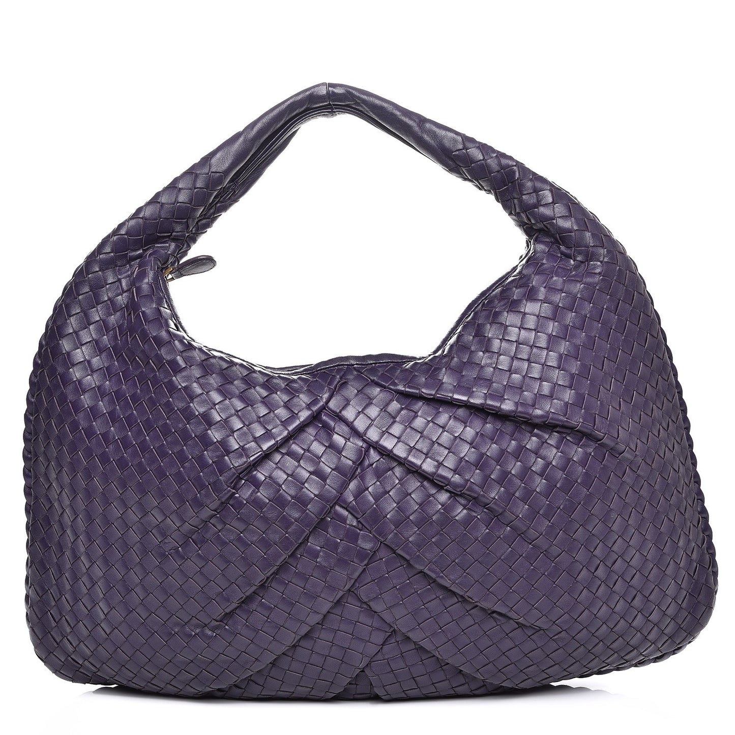 Nappa Intrecciato Pleated Large Veneta Hobo Turbolence