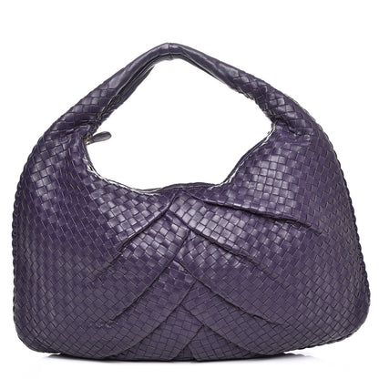Bottega Veneta Nappa Intrecciato Pleated Large Veneta Hobo Turbolence 1 of 8