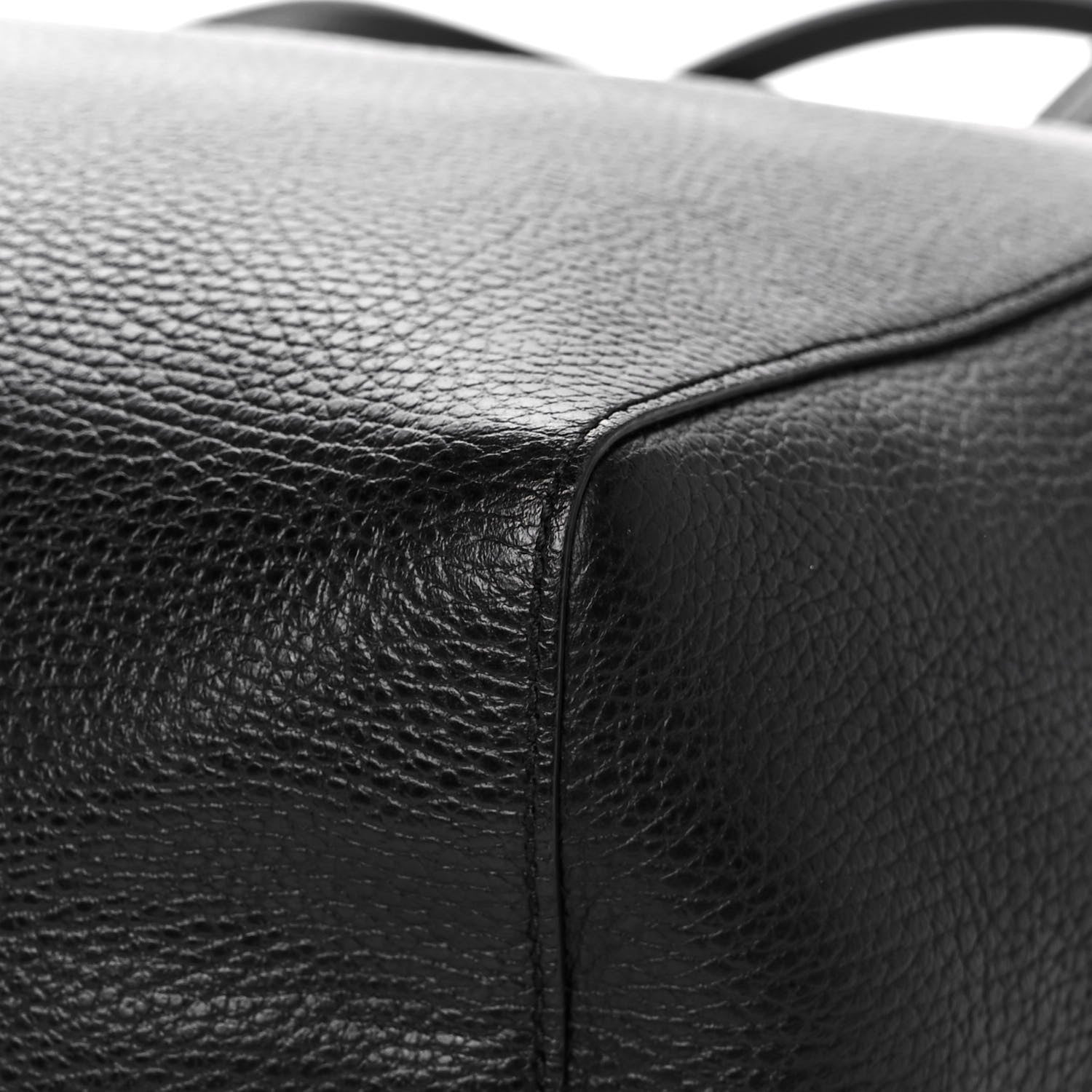 Gucci Pebbled Calfskin Medium Swing Tote Black 11 of 16