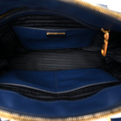 Prada Saffiano Medium Galleria Double Zip Tote Bluette 6 of 11