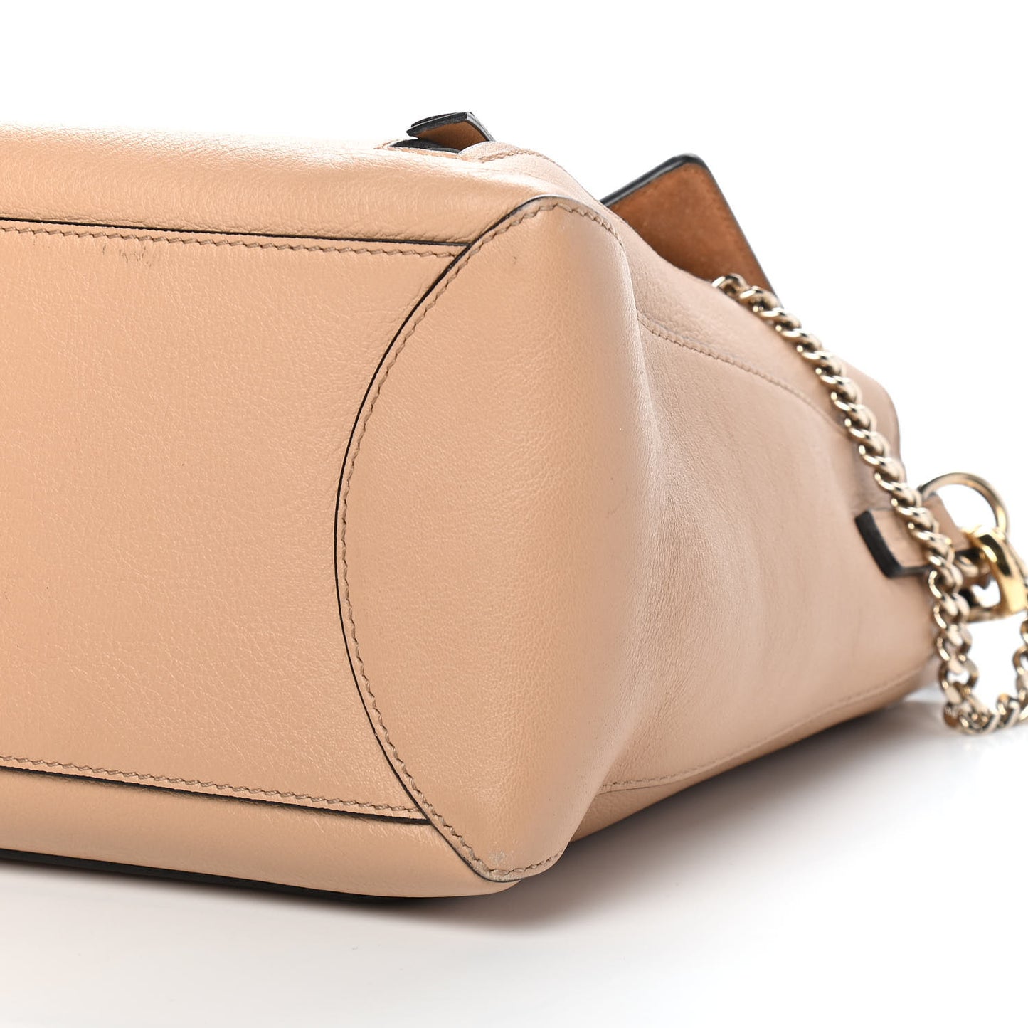 Calfskin Medium Faye Day Shoulder Bag Blush Nude