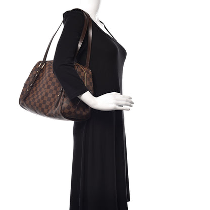 Louis Vuitton Damier Ebene Rivington GM 2 of 9