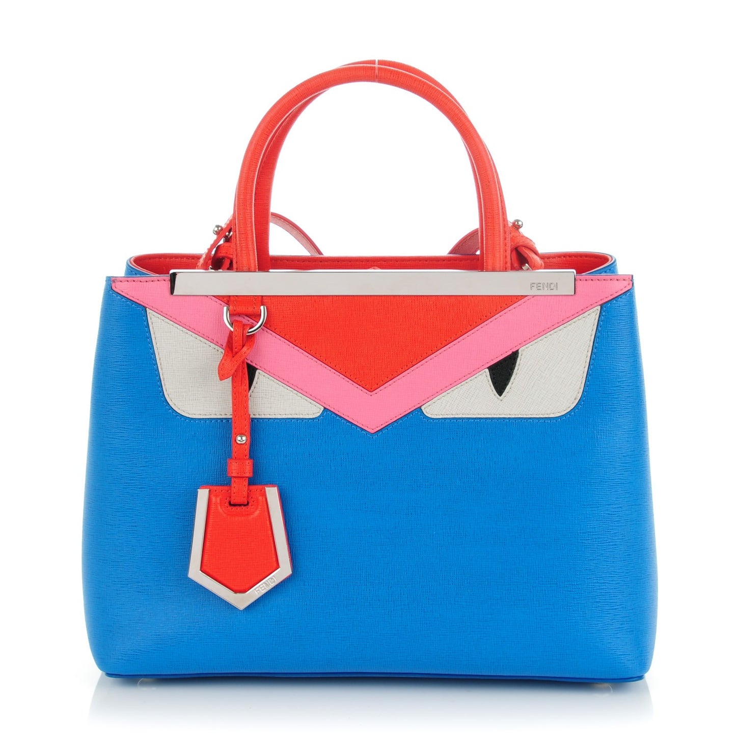 Vitello Elite Monster Petite 2Jours Tote Blue Royal Papavero Multicolor