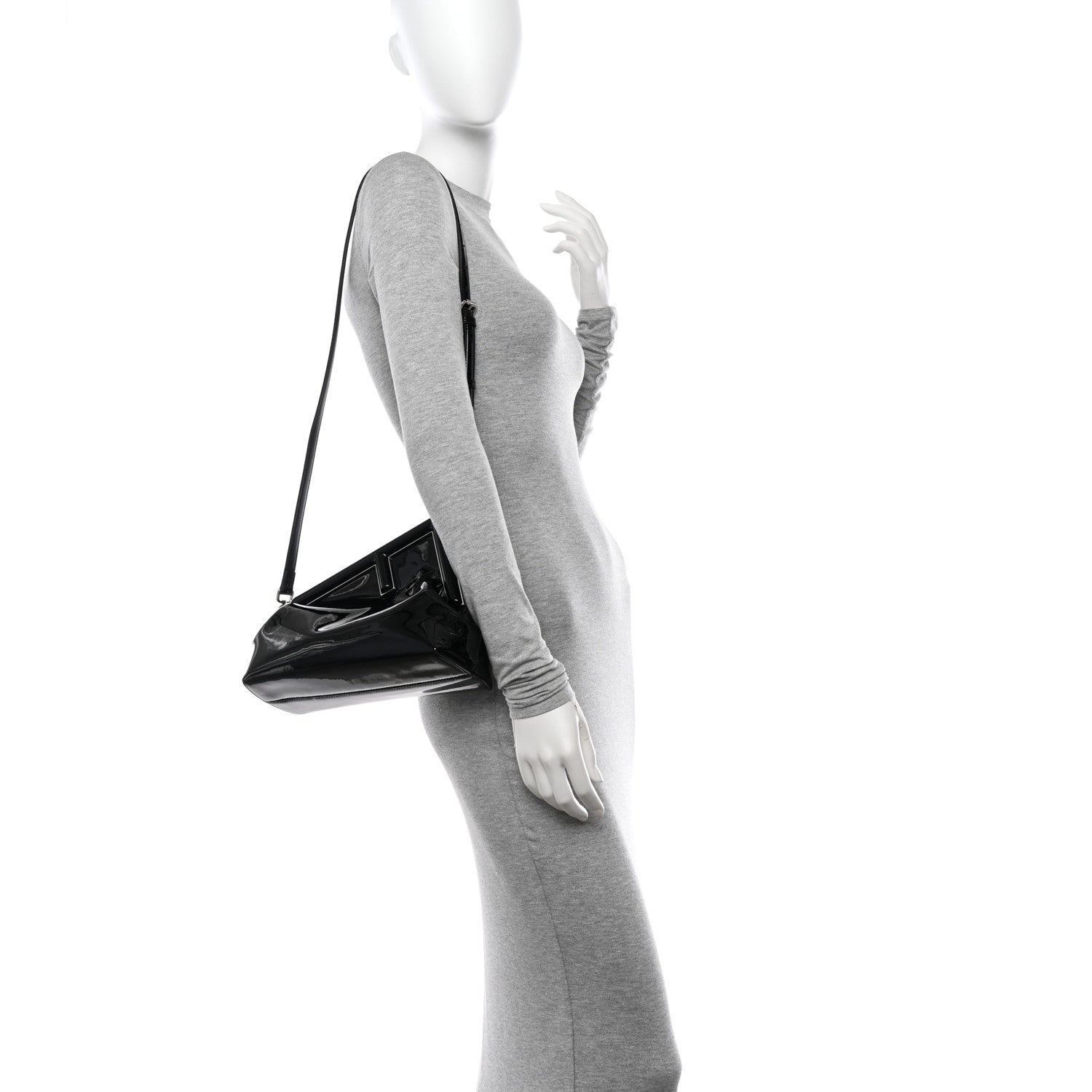 Fendi Patent Midi Fendi First Black 2 of 10