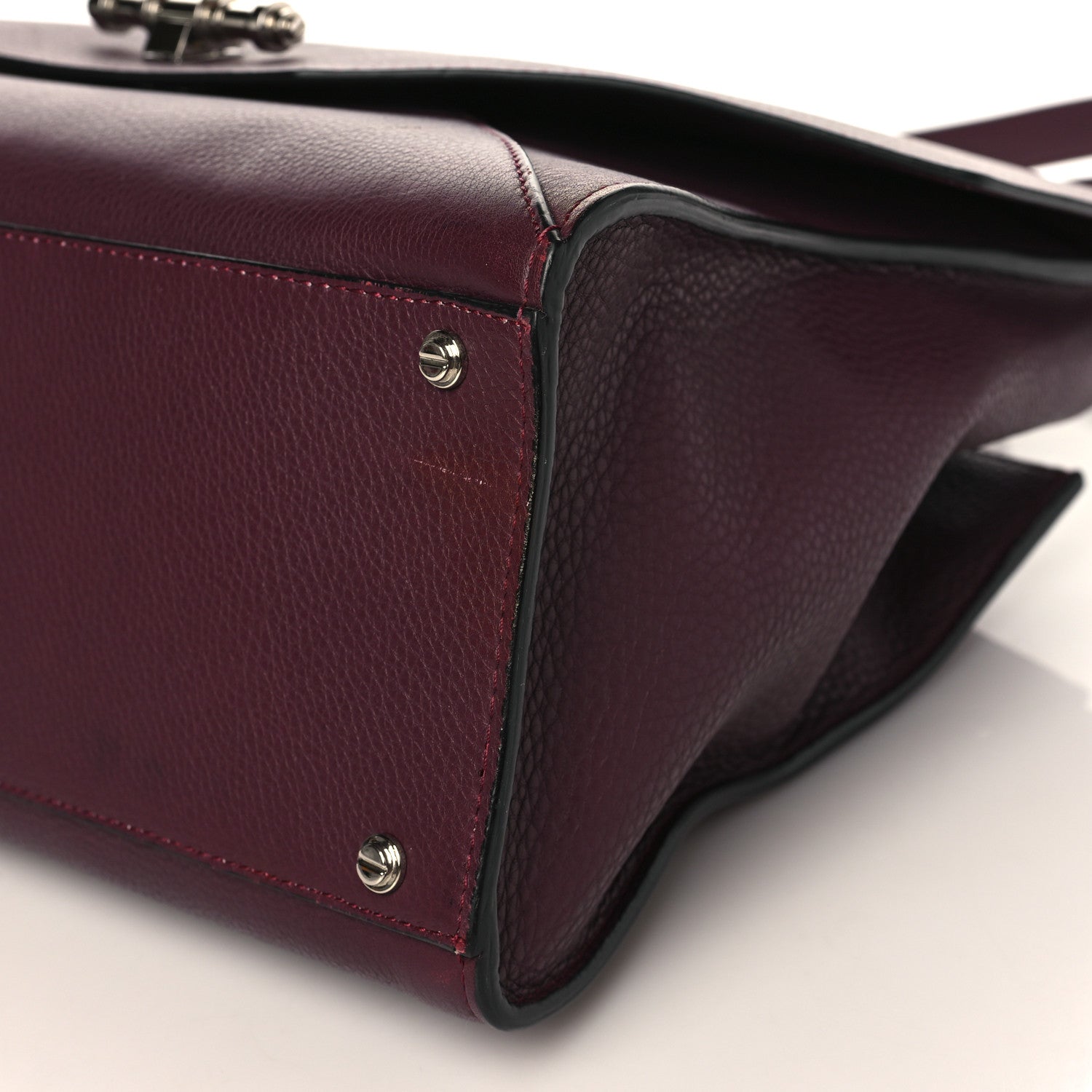Givenchy Calfskin Obsedia Satchel Burgundy 9 of 9