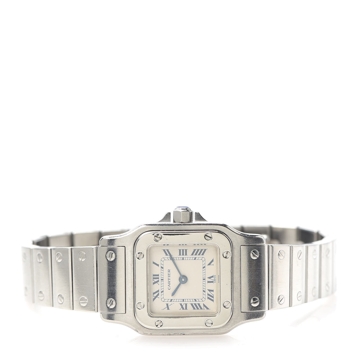 Cartier Stainless Steel 24mm Santos de Galbee Quartz Watch 3 of 5