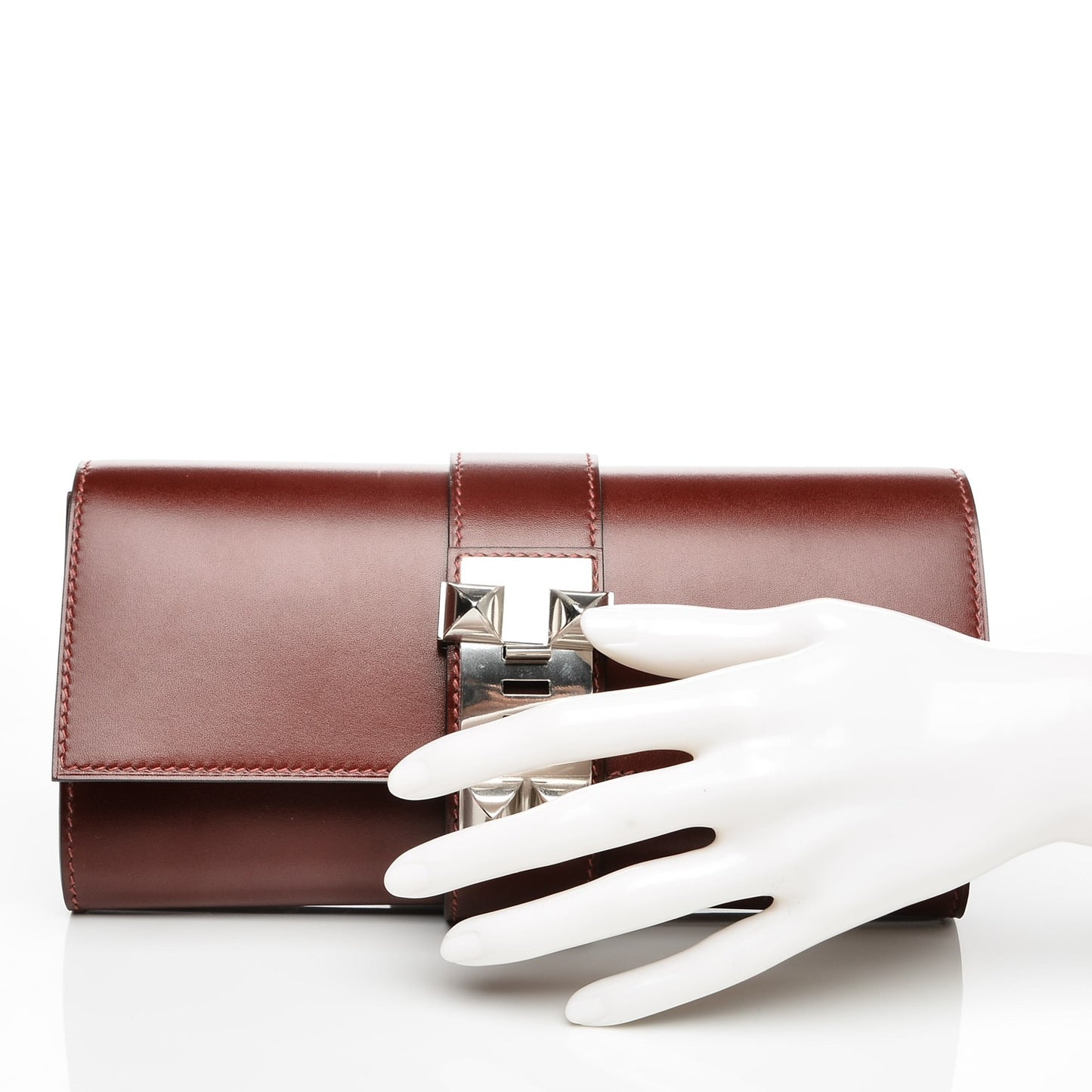 Tadelakt Medor 23 Clutch Rouge H