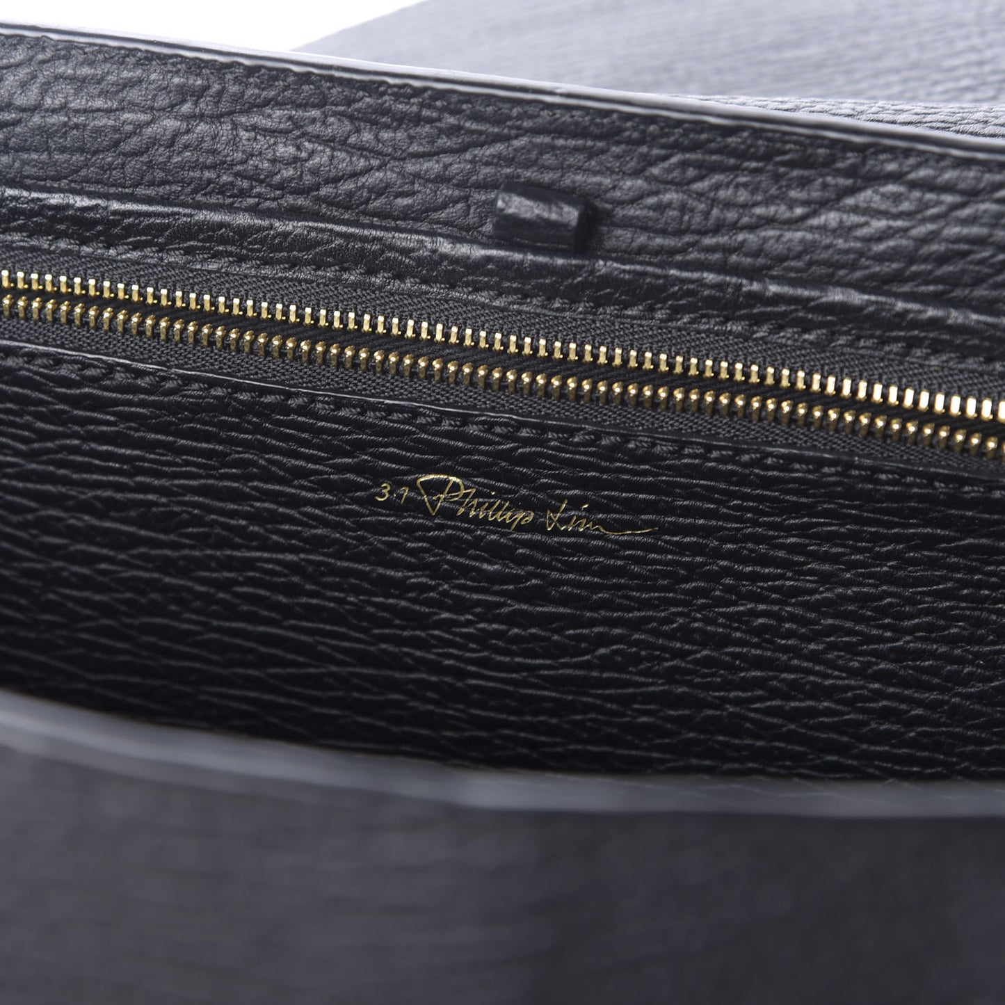 3.1 Textured Calfskin Medium Pashli Satchel Black